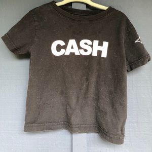 Johnny Cash Black toddler t shirt